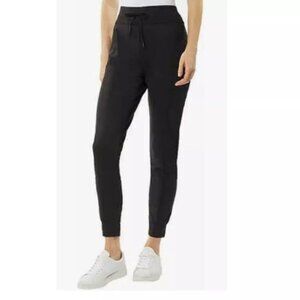 32 Degrees Heat Women's Drawstring Side Pocket Slim Fit Jogger Black XL NWOT